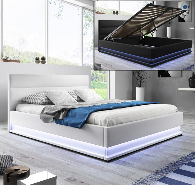 Letto de design Nitas bianco