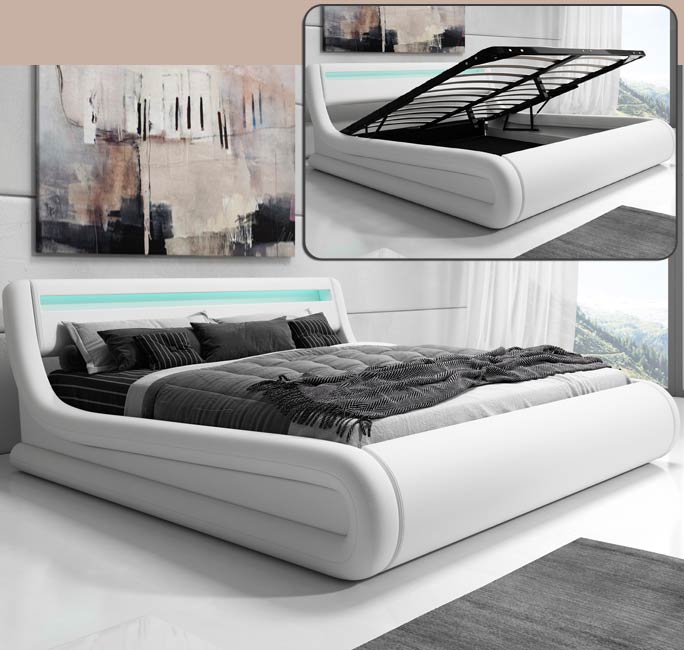 Letto de design Rodas bianco