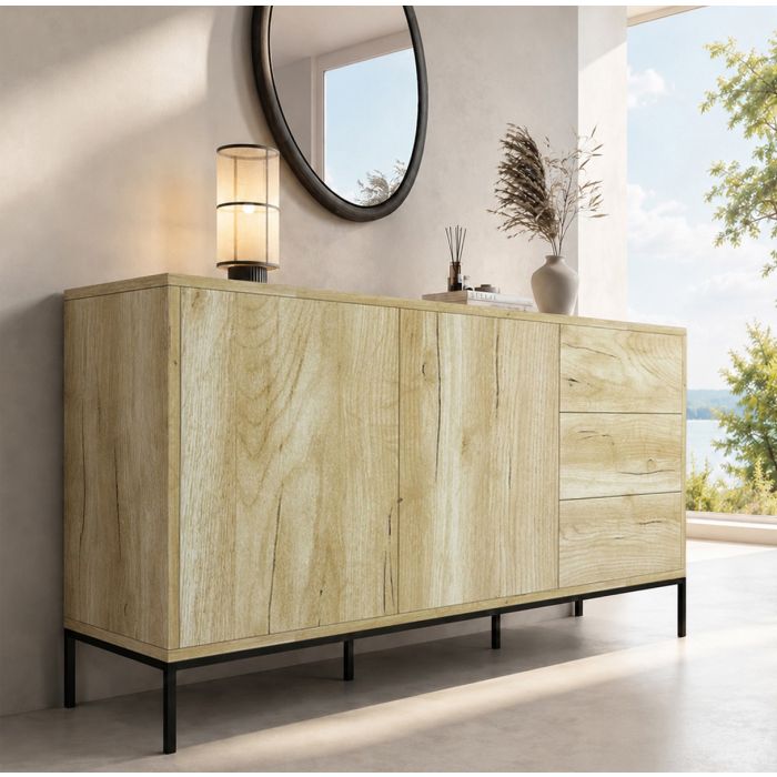 Credenza Rovere Alpi Moderna 150 cm Serena