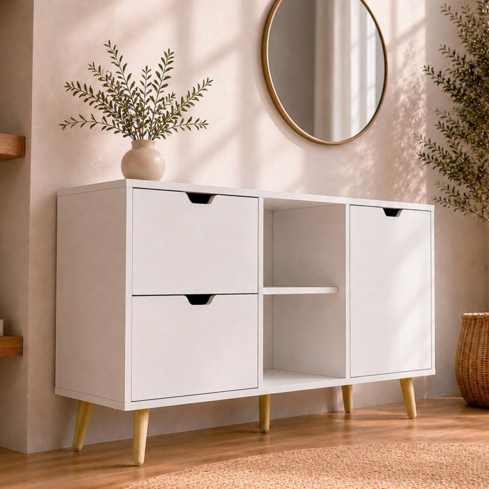 Credenza modello Leo colore bianco