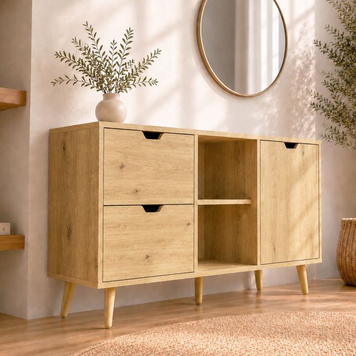 Credenza modello Leo colore Rovere Eos