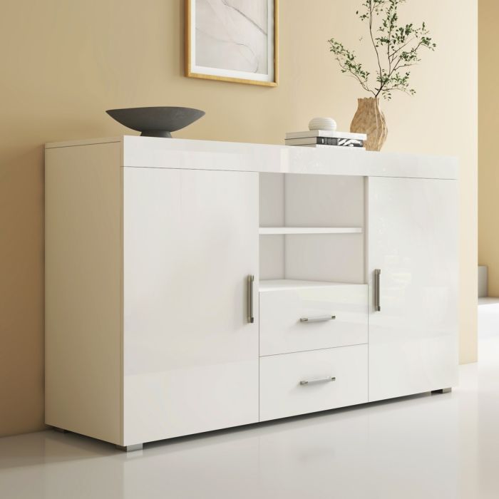 Credenza modello Roque colore bianco (140x80x40cm)
