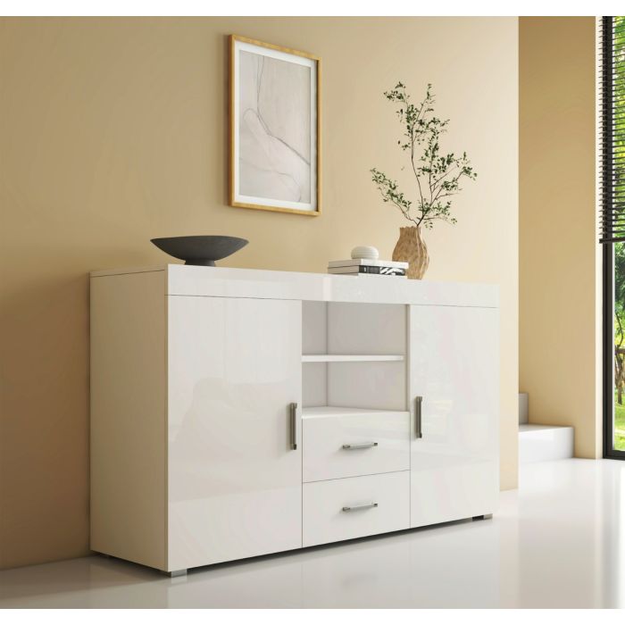 Credenza modello Roque colore bianco (140x80x40cm)