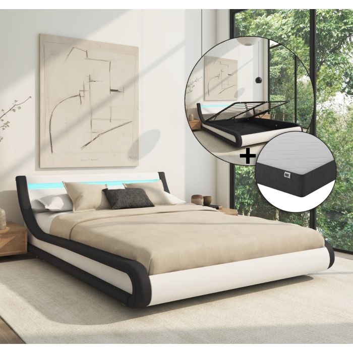 letto-contenitore-di-disegno-parisina-colore-bianco-e-nero-con-materasso-texas