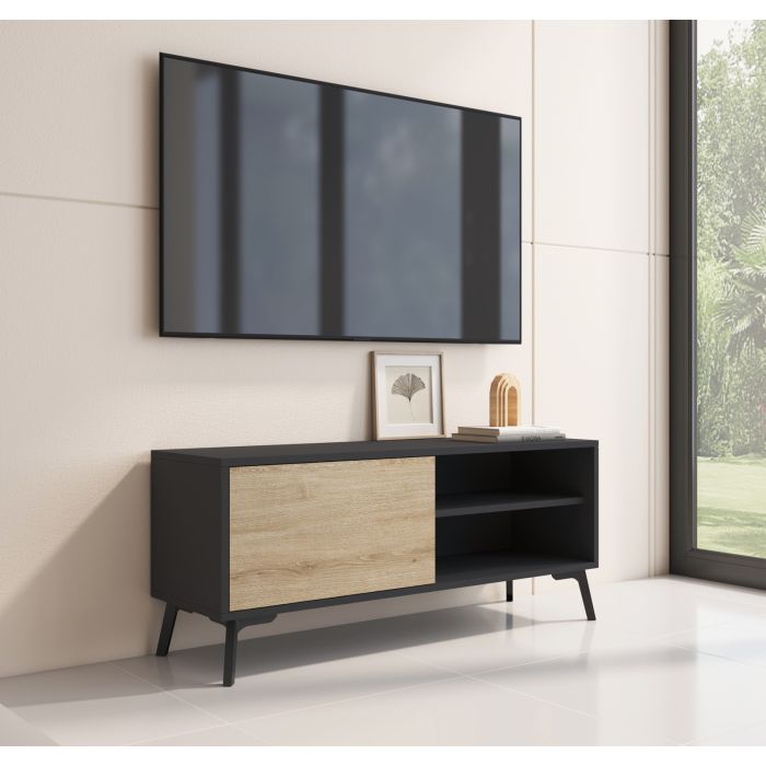 mobile-tv-kai-in-colore-nero-e-sonoma-opaco-100-cm.