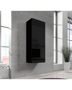 Armadio pensile verticale Nora V1 (40x126cm) nero