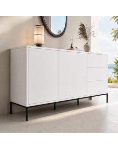 Credenza Bianca Moderna 150 cm Serena