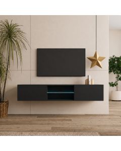 Mobile TV modello Tibi (160 cm) nero
