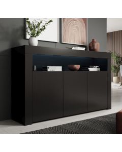 Credenza modello Aker colore nero opaco