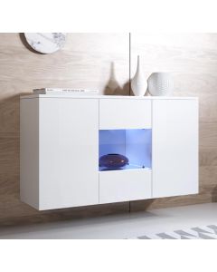 Credenza modello Luke A2 colore bianco (120x70x40cm)