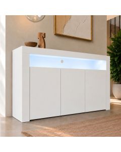 Credenza modello Aker colore bianco opaco