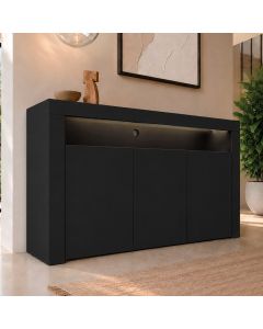 Credenza modello Aker colore nero opaco
