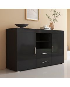Credenza modello Roque colore nero (140x80x40cm)