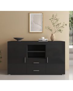 Credenza modello Roque colore nero (140x80x40cm)