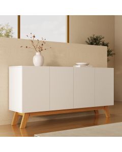 Credenza modello Siena colore bianco (160x79x40cm)