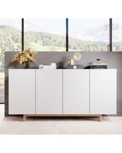 Credenza modello Siena colore bianco (160x79x40cm)