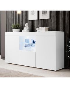 Credenza modello Natolia colore bianco opaco 150 x 83 cm.
