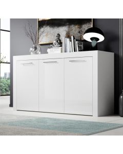 Credenza modello Nelia colore bianco (144x80x42cm)