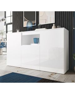 Credenza modello Nevada colore bianco (140x80x40cm)