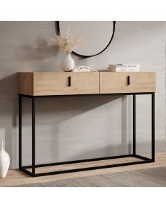Mobile da ingresso Aron (120 cm) in colore Rovere Eos
