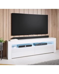 Mobile TV modello Aker (140x50,5cm) colore bianco