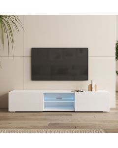 Mobile TV Bianco 160 cm con piedini 2 cm Tibi