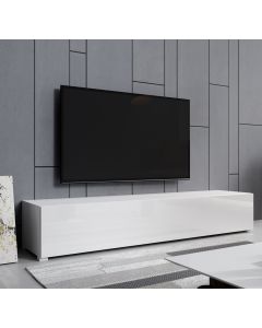 Mobile TV Bianco 180 cm con piedini 2 cm Aitana M2