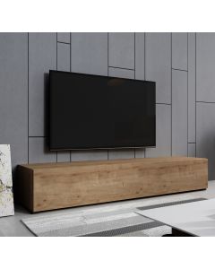 Mobile TV colore Rovere 180 cm con piedini 2 cm Aitana M2