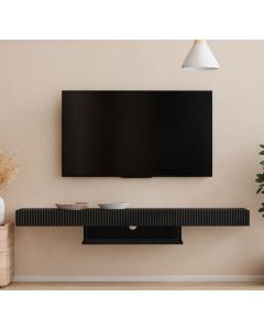 Mobile TV in colore nero 150cm Renzo