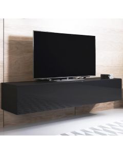 Mobile TV modello Luke H2 (160x30cm) colore nero