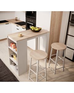 tavolo-alto-con-2-sgabelli-bianco-sonoma-110-cm-kyra