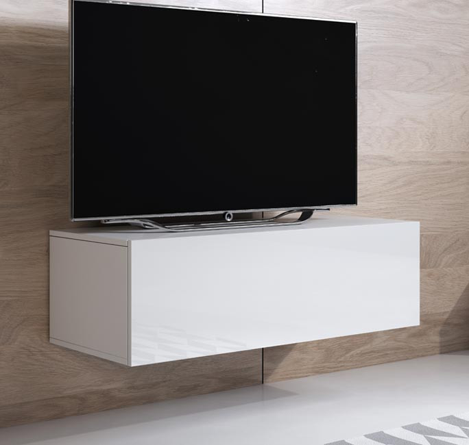 Mobile TV modello Luke H1 (100x30cm) colore bianco