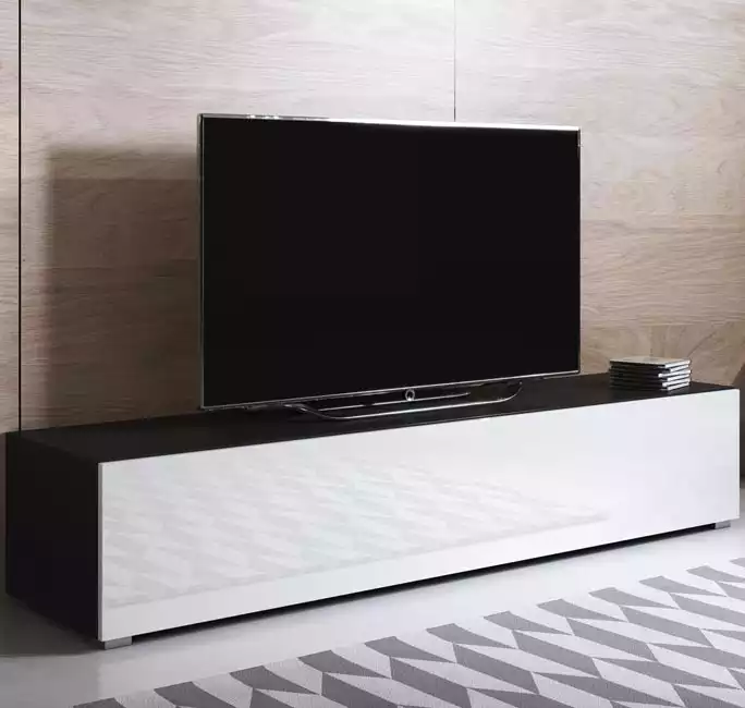 mobile-tv-luke-h2-160x30-zampe-nero-bianco