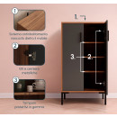 credenza-picola-colore-noce-ambar-grigio-110-cm-lander-l17