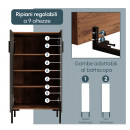 credenza-picola-colore-noce-ambar-grigio-110-cm-lander-l17