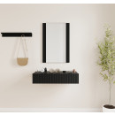 mobile-da-ingresso-colore-nera-scanalata-con-cassetto-e-specchio