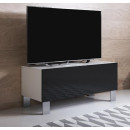 mobile-tv-luke-h1-100x30-piedini-aluminium-bianco-nero