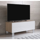 mobile-tv-luke-h1-100x30-piedini-aluminium-sonoma-bianco