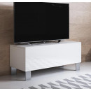 mobile-tv-luke-h1-100x30-zampe-aluminium-bianco