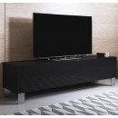 mobile-tv-luke-h2-160x30-piedini-alluminio-nero