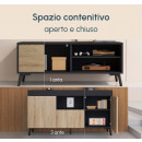 set-di-mobili-credenza-kai-e-mobile-tv-nero-e-opaco-sonoma