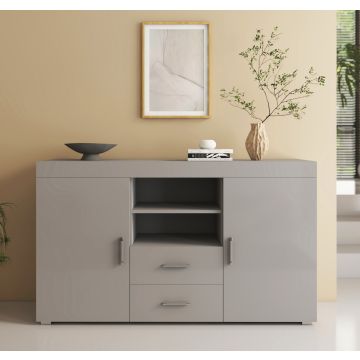 Credenza modello Roque colore grigio (140x80x40cm)