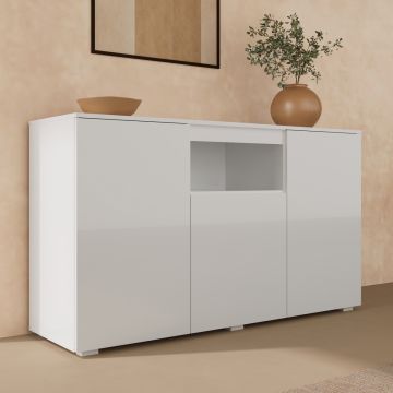 Credenza modello Nevada colore bianco (140x80x40cm)