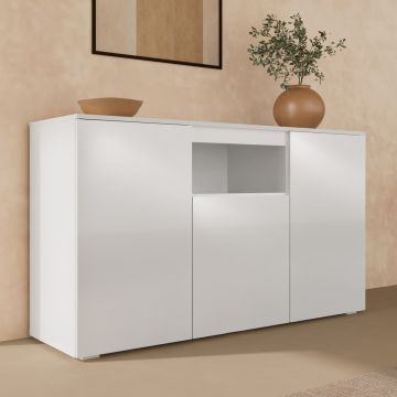 Credenza modello Nevada colore bianco (140x80x40cm)