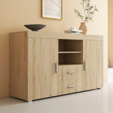 Credenza modello Roque colore sonoma (140x80x40cm)