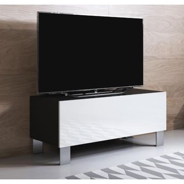 mobile-tv-luke-h1-100x30-piedini-aluminium-nero-bianco_1