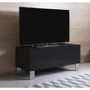 mobile-tv-luke-h1-100x30-piedini-aluminium-nero_1