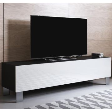 mobile-tv-luke-h2-160x30-piedini-alluminio-nero-bianco_1