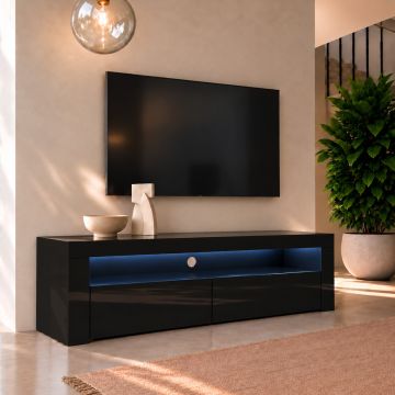 Mobile TV modello Aker (140x50,5cm) colore nero