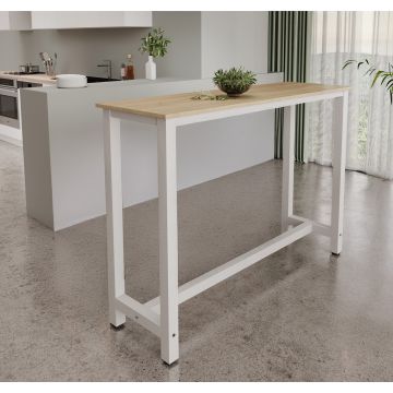 table-haute-ani-140cm-blanc-et-sonoma